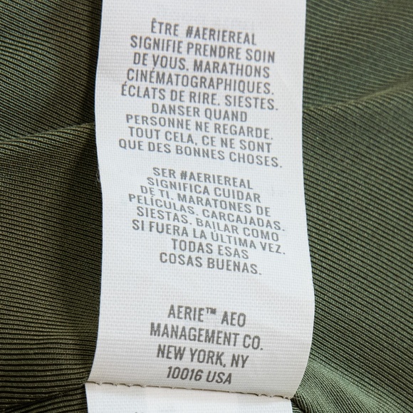 Aerie Deep Green Embroidered Floral Cheeky One Piece Swimsuit, Size Medium - Picture 11 of 12